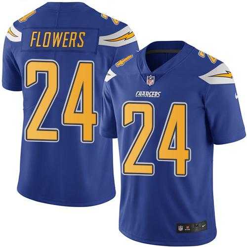 Nike Men & Women & Youth Chargers 24 Brandon Flowers Electric Blue Color Rush Limited Jersey,We sell and wholesale Nike Men & Women & Youth Chargers 24 Brandon Flowers Electric Blue Color Rush Limited Jersey on line form chian!